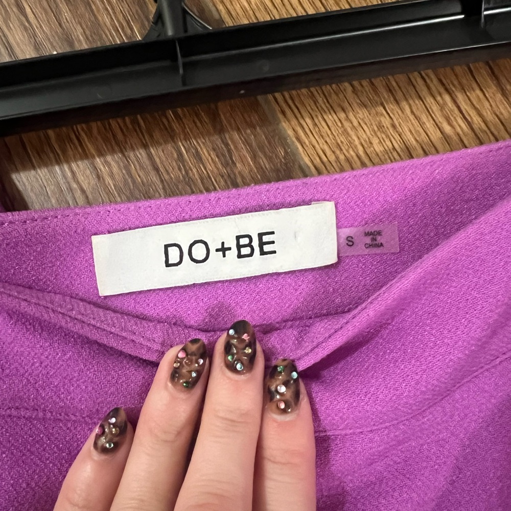 Do+Be Purple Ruffle Skort - Picture 2 of 4